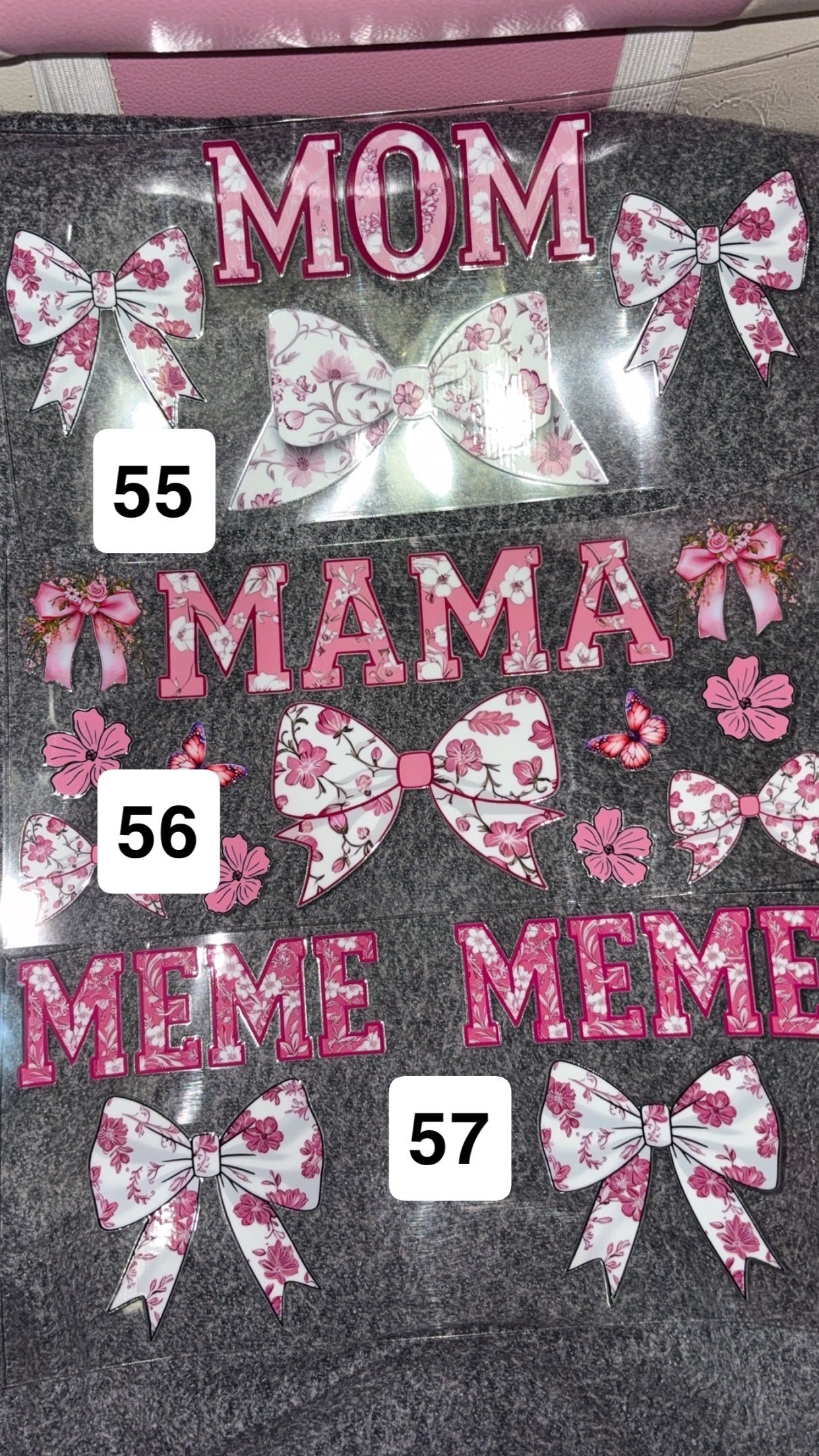 Mom/nana/grandma/gigi/mini