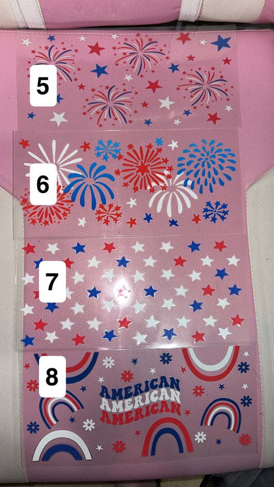 4th of July wraps !!
