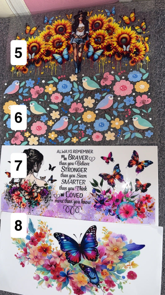 Flower/butterflies