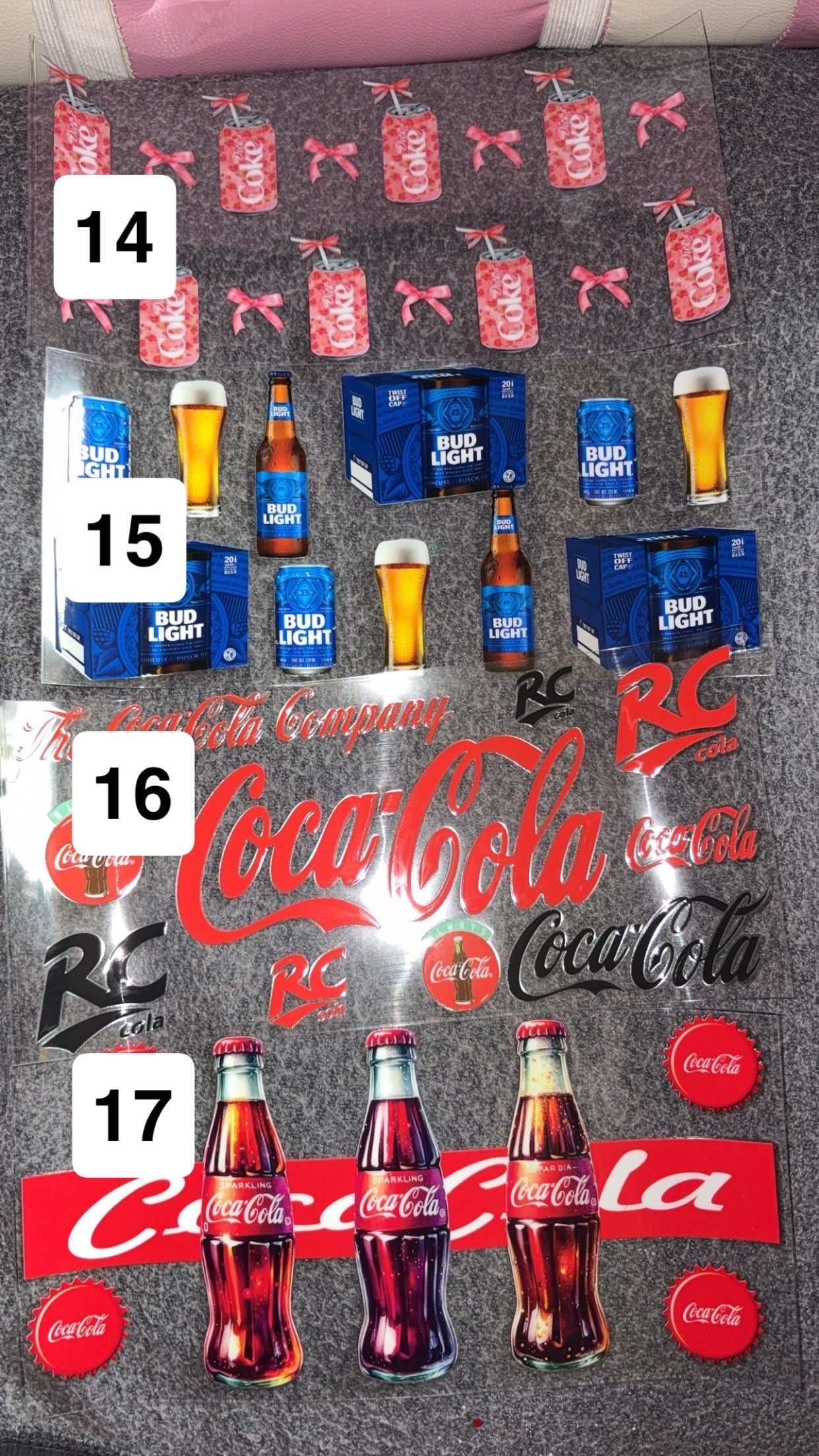 Soda wraps/beer