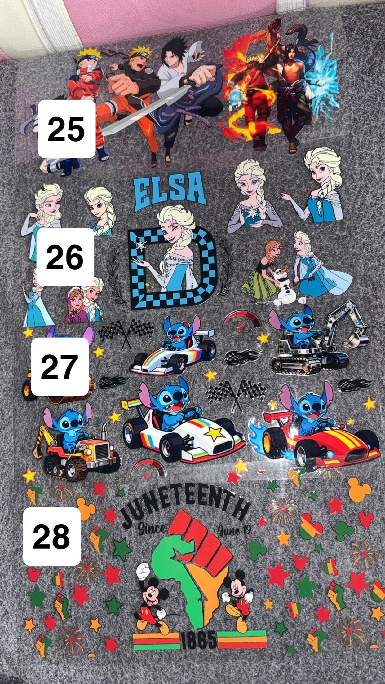Cartoons/ kid wraps