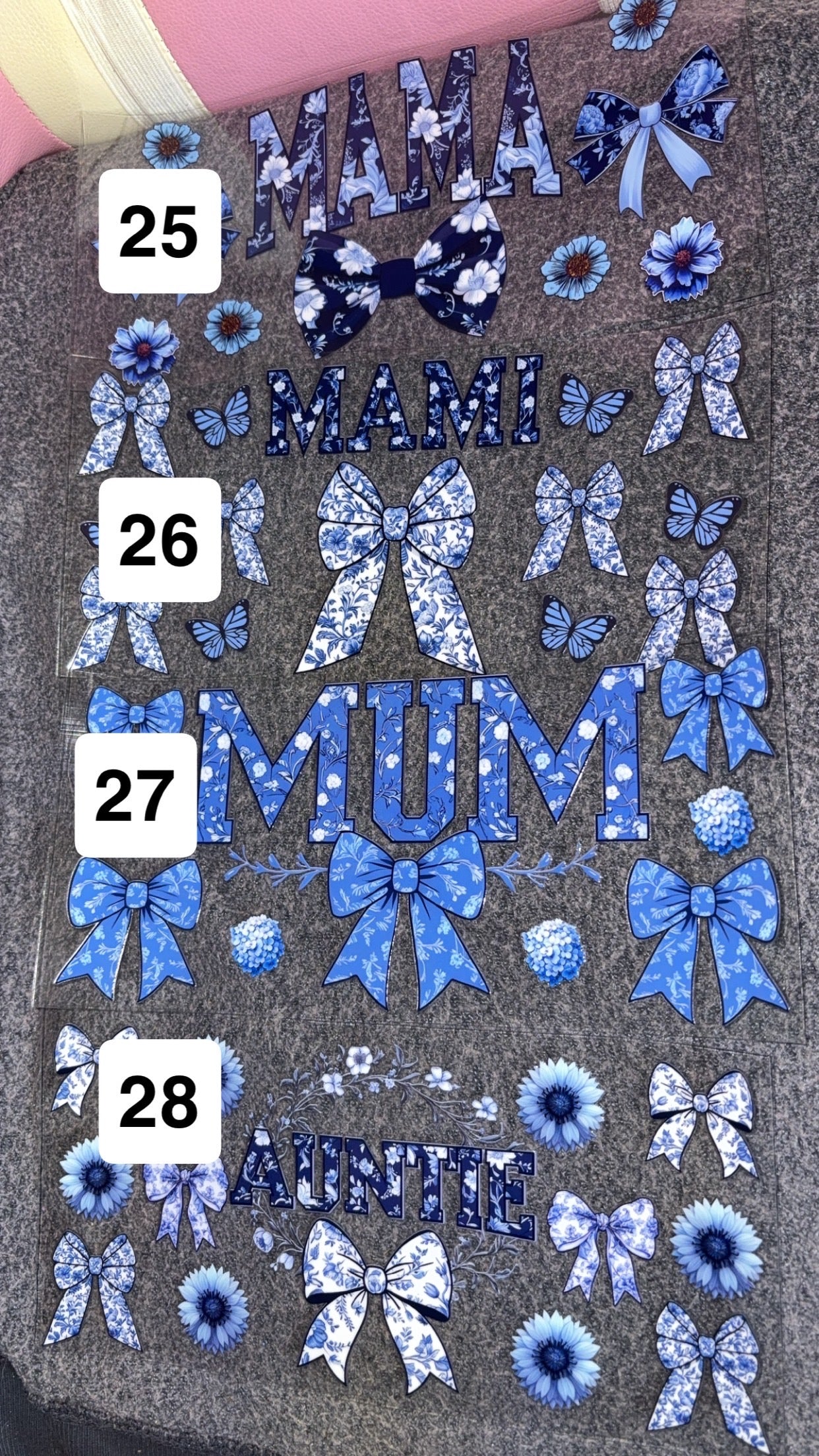 Mom/nana/grandma/gigi/mini