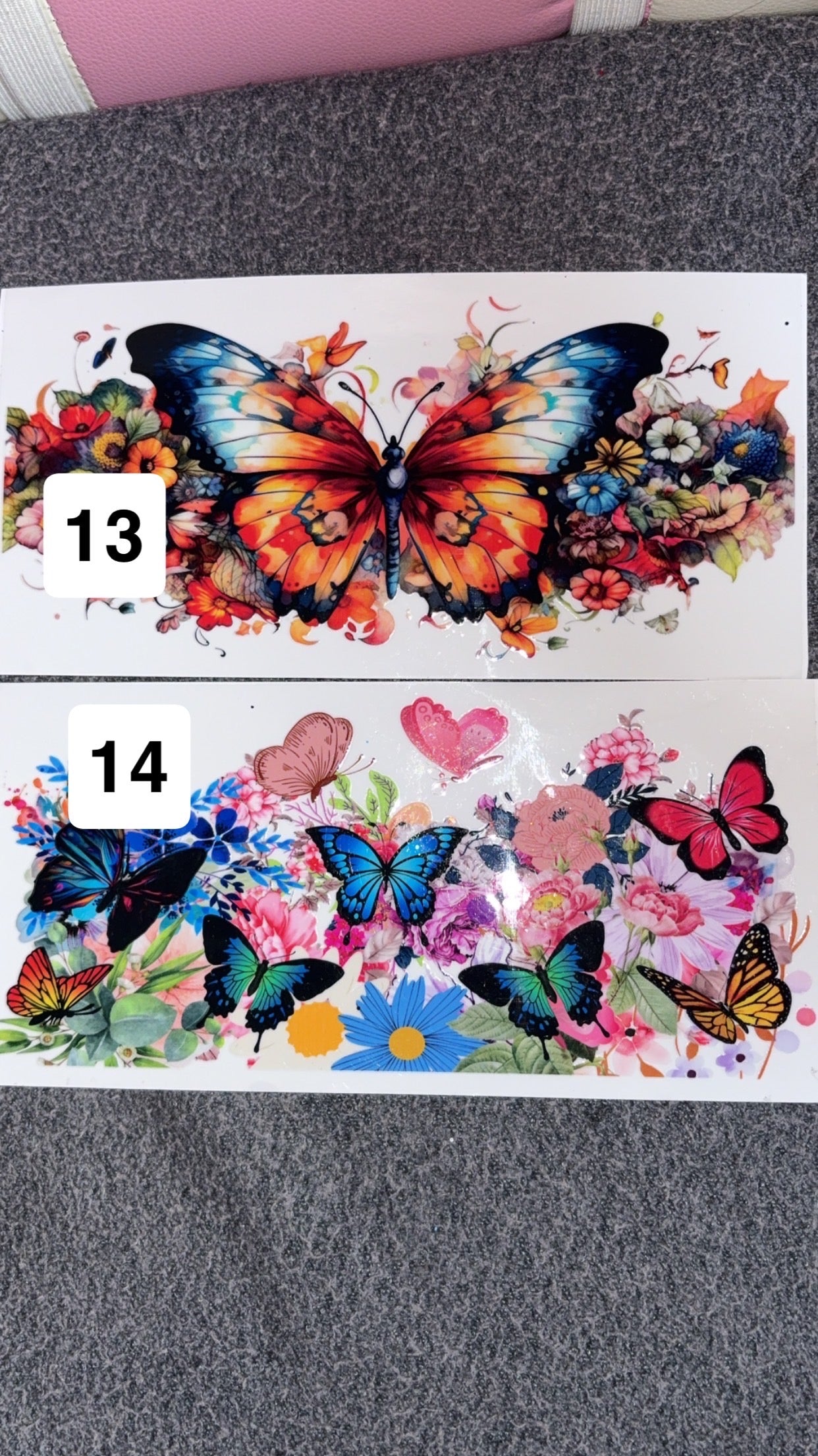 Flower/butterflies