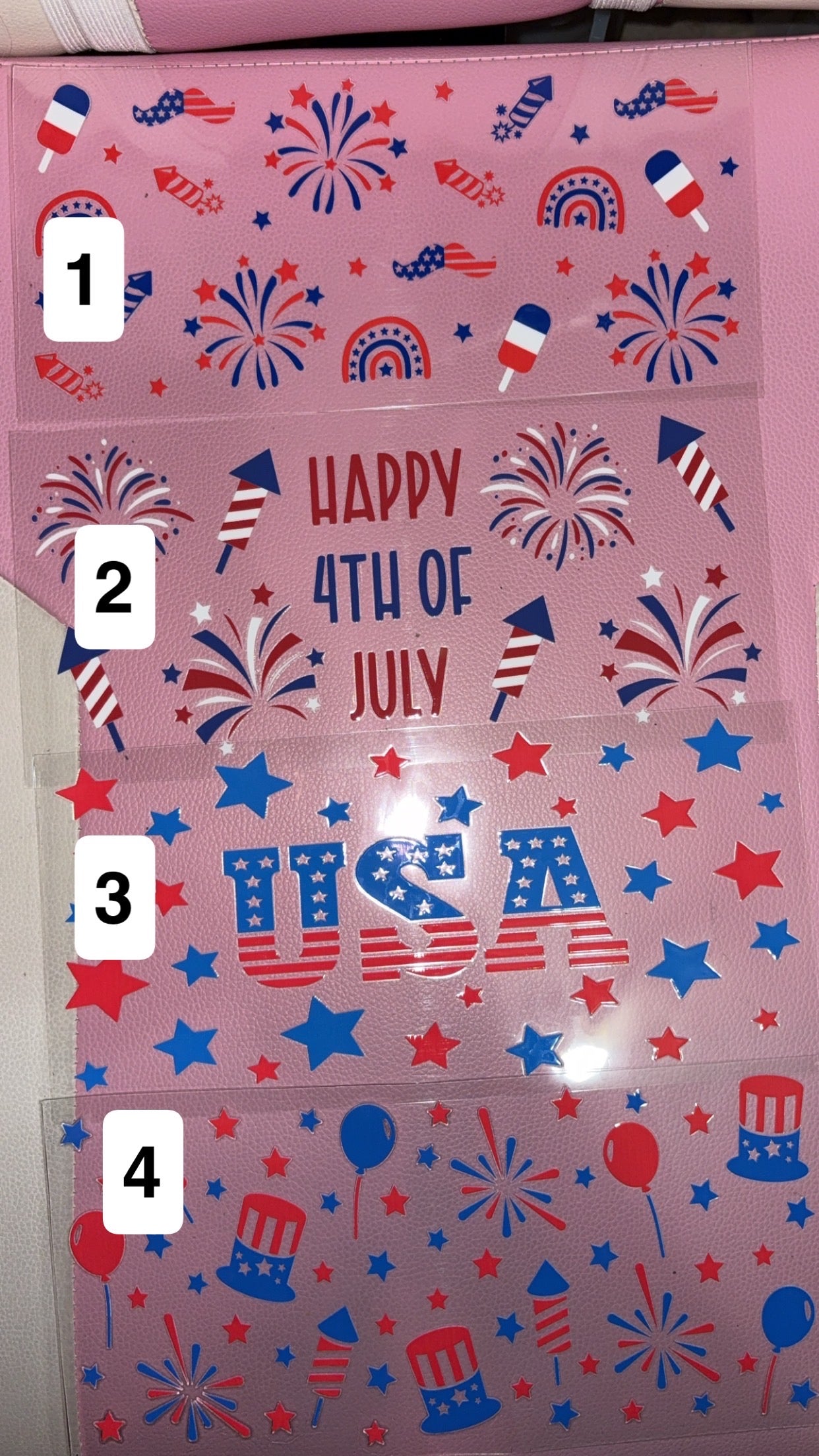 4th of July wraps !!